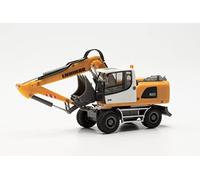 Herpa Liebherr Model Liebherr Mobile Excavator A 920 Litronic "Liebherr", True to Original Scale 1:87, Model Construction Vehicle for Diorama, Model Building Collectible, Decorative Miniature Models