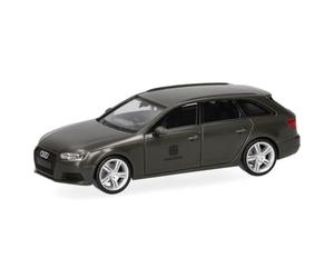 Herpa Military Car Audi A4 Avant “BW vehicle fleet | 1:87, True-to-scale plastic miniature for collectors 14+, model building, Made in Germany