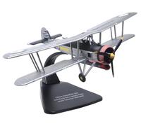 Herpa Military Model Airplane, Fairey Swordfish FAA/RN Historic Flight, RNAS Yeovilton, Scale 1:72 - Model Building Airplane, Aircraft Model for Collectors, Miniature Decoration, Army Aviator Made of