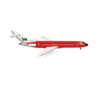 herpa Miniatuherpa Braniff International Boeing 727-200-Solid Red Miniature 1:500 Scale Collectible Model without Base Metal Model 537551