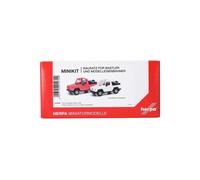 Herpa Minikit 012744 - 1/87 Puch G-Class (W460) Cabriolet, White/Red
