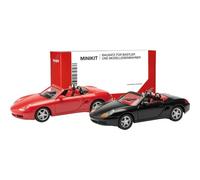 Herpa MiniKit Porsche Boxster S (2 Pieces) 1:87 Scale Miniature Collectible Model Kit for Model Making Plastic
