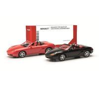 Herpa MiniKit Porsche Boxster S (2 Pieces) 1:87 Scale Miniature Collectible Model Kit for Model Making Plastic