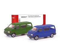 herpa MiniKit T4 Bus Olive Green/Ultramarine Blue No. 012805-002 1:87