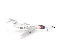 Herpa model aircraft Aeronica Tupolev TU-154, miniature in scale 1:200, collector’s item, model without stand, metal