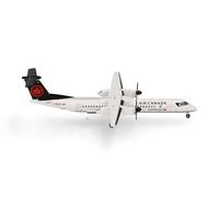 Herpa model aircraft Air Canada Express Bombardier Q400, miniature in scale 1:500, collector’s item, model without stand, metal