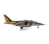 herpa Model Aircraft Air Force Alpha Jet A - Fighter-Bomber Wing 43 (JaboG 43), Oldenburg - NATO Tiger Meet 1991 Miniature in 1:72 Scale Collectible Model with Base Metal