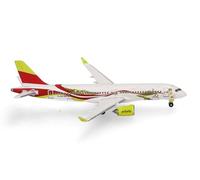 Herpa model aircraft airBaltic Airbus A220-300 '50th A220' - YL-ABX, 1:500 scale miniature, collector’s item, aircraft model without stand, metal