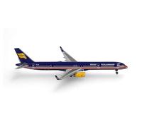 Herpa Model Aircraft Icelandair Boeing 757-300 "100 Years Icelandic Independence" - TF-ISX "Þingvellir", miniature at 1:500 scale, collector's item, aircraft model without stand, metal