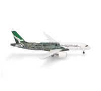 Herpa model aircraft QantasLink Airbus A220-300 - Flying Art Series/Minyma Kutjara Tjukurpa, miniature in scale 1:200, collector’s item, model without stand, metal