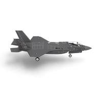 Herpa Model Airplane Royal Danish Air Force Lockheed Martin F-35A Lightning II - Eskadrille 727, Skrydstrup AB - L-007, miniature scale 1:200, collectible, airplane model without stand, metal