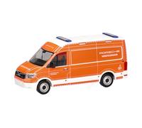 Herpa Model Car MAN TGE high roof van "Company Fire Department Porsche Stuttgart", miniature scale 1:87, collectible, Made in Germany, plastic
