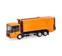 Herpa Model Car Mercedes-Benz Econic Press Waste Vehicle Faun Variopress Miniature Scale 1:87 Collectible Made in Germany Plastic Model Municipal Orange