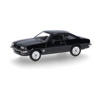 Herpa Model Car Opel Manta B, black, miniature scale 1:87, collectible, Made in Germany, plastic model