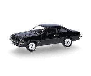 Herpa Model Car Opel Manta B, black, miniature scale 1:87, collectible, Made in Germany, plastic model