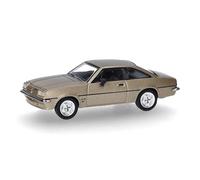 Herpa Model Car Opel Manta B, white-gold, miniature scale 1:87, collectible, Made in Germany, plastic model