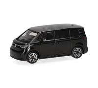 Herpa model car VW ID. Buzz, black, 1:87 scale miniature, collector’s item, Made in Germany, plastic model