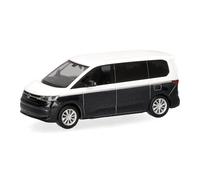 Herpa Model Car VW Multivan Bi-Color, candy white/starlight blue, miniature scale 1:87, collectible, Made in Germany, plastic model