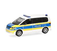 Herpa model car VW Multivan 'Police Lower Saxony', 1:87 scale miniature, collector’s item, Made in Germany, plastic model