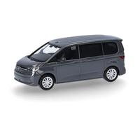 Herpa model car VW Multivan, Pure Grey, miniature in scale 1:87, collector's item, Made in Germany, plastic model