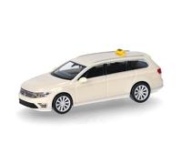 Herpa model car VW Passat Variant GTE "Taxi", miniature scale 1:87, collectible, Made in Germany, plastic model