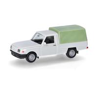 Herpa Model Car Wartburg 353 Trans ’85 with tarp, light grey, miniature scale 1:87, collectible, Made in Germany, plastic model