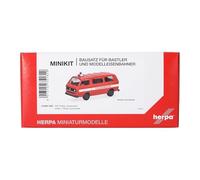 Herpa Model Kit MiniKits VW T3 Bus "Feuerwehr", miniature scale 1:87, collectible, model kit, plastic