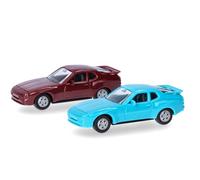 Herpa Model Kit Porsche 944, miniature model in 1:87 scale, car, collector's item, kit for model building, plastic