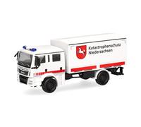Herpa Model Truck MAN TGM MzKW (multi-purpose vehicle) "Disaster Control Lower Saxony", miniature scale 1:87, collectible, Made in Germany, plastic