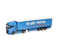 Herpa Model Truck MAN TGX GX curtain-side semi-trailer "Große-Vehne", miniature scale 1:87, collectible, Made in Germany, plastic