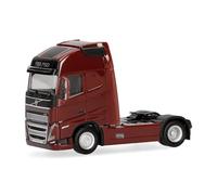 Herpa Model Truck Volvo FH16 GL XL 2020 tractor 2-axle, wine red, miniature scale 1:87, collectible, Made in Germany, plastic