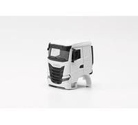 herpa Parts Service, Cab Iveco S-Way 2 Pieces, true to its original scale of 1:87, Car Model, Model Building, Decoration, Accessories For Miniature Models Made Of Plastic, Colour: white