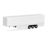 Herpa Parts Service, N scale, 3-axle box trailer with fairing, 2 pieces at 1:160 scale, miniature model, plastic