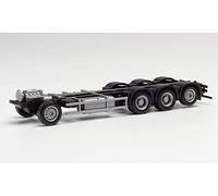 Herpa Scania CR/CS 085182 Chassis Truck 4-Axle in Miniature for Crafts, Collecting and as a Gift, Multi-Coloured