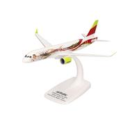 Herpa Snap-Fit aircraft model airBaltic Airbus A220-300 "50th A220" - YL-ABX, miniature scale 1:200, collectible, model with stand, plastic