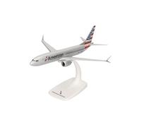 Herpa Snap-fit airplane model American Airlines Boeing 737 Max 8 - N306RC on scale of 1:200, plastic miniature with pedastal, model building, collectors edition