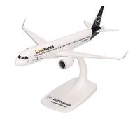 Herpa Snap-fit airplane model Lufthansa Airbus A320neo "Lovehansa" - D-AINY on scale of 1 : 200, plastic miniature with pedastal, model building, collectors edition