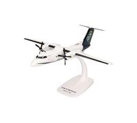 Herpa Snap-Fit Model Olympic Air DHC-8-100 SX-BIP - 1:100 Collectible with Plastic Base