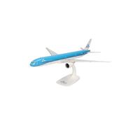 herpa 610872-KLM zum Basteln, Sammeln und als Geschenk, blau/weiß Other License 610872 KLM Boeing 777 300ER Miniature for Crafts, Collecting and as a Gift Blue/White