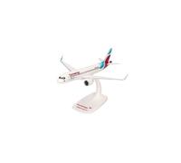 Herpa Snap-fit airplane model Eurowings Airbus A320neo - D-AENA on scale of 1 : 200, plastic miniature with pedastal, model building, collectors edition