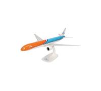 Herpa Snap-Fit model aircraft KLM Boeing 777-300ER 'Orange Pride' - PH-BVA 'Nationaal Park De Hoge Veluwe', 1:200 scale miniature, collector’s item, model with stand, plastic