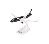 Herpa SnapFit Airplane Lufthansa Airbus A320neo 100 Jahre | Model airplane to assemble without glue, collectible for adults 14+, with stand, plastic, scale 1:200