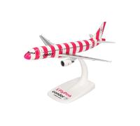 Herpa Snap-Fit airplane model Condor Airbus A320 "FlyPink Plane", on scale of 1:200, plastic miniature with pedastal, model building, collectors edition
