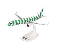 Herpa Snap-fit Plastic Airplane Model Airbus A321neo Condor D-ANMZ Island 1:200 with Pedestal