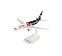 Herpa Snap-Fit model aircraft Sun Express Boeing 737-800 "Eintracht Frankfurt - SGE Express" - "Eagle on Approach" - TC-SPM, miniature in scale 1:200, collector’s item, model with stand, plastic