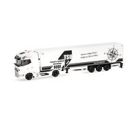 Herpa truck model DAF XG+ refrigerated box semitrailer "TSU Bode", on a scale of 1:87, plastic miniature, made in Germany, model building, collectors edition