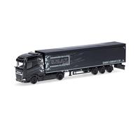 Herpa truck model DAF XG sliding floor trailer "S.W.A.T."(Thüringen/Rodeberg - Struth), miniature on scale 1:87, collectible, Made in Germany, plastic