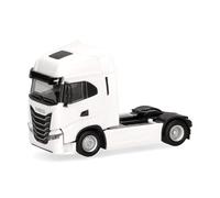 Herpa Truck model Iveco S-Way facelift (MY24) tractor 2-axle, white, miniature scale 1:87, collectible, Made in Germany, plastic
