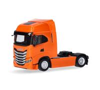 Herpa truck model Iveco S-Way Solozugmaschine 2achs, on a scale of 1:87, plastic miniature, made in Germany, model building, collectors edition