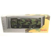 Iveco Trakker 8X8 Protected Flatbed Truck Camouflage Design 1:87 Herpa
